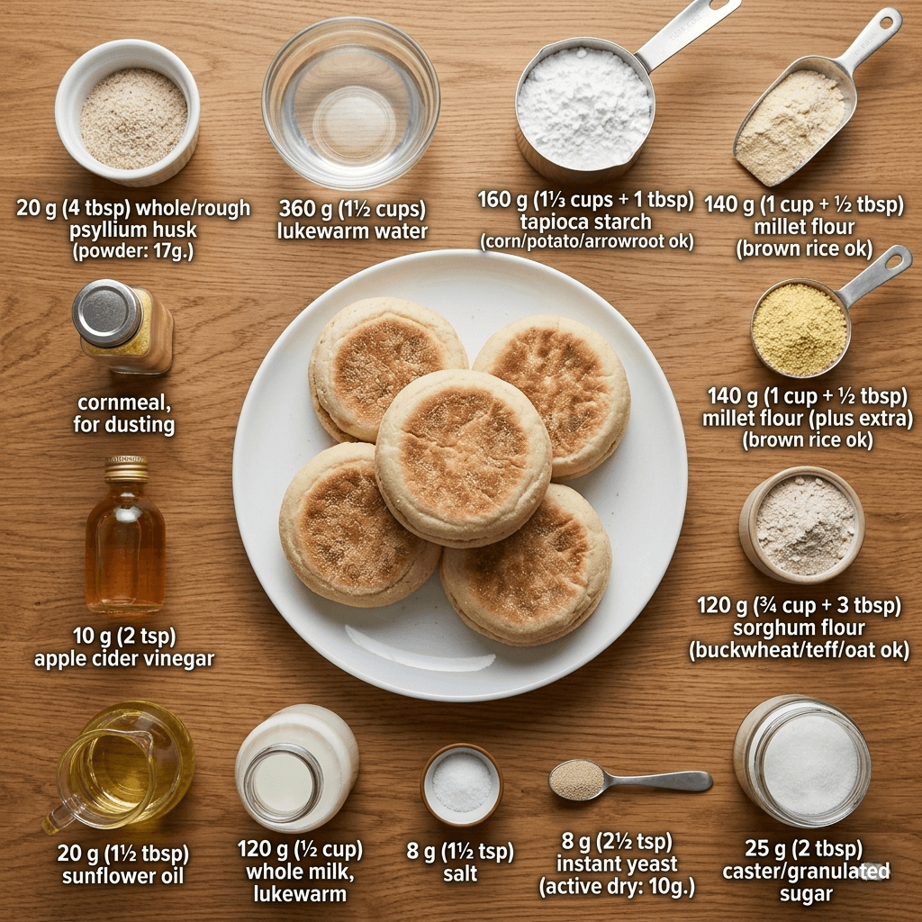 gluten free english muffins