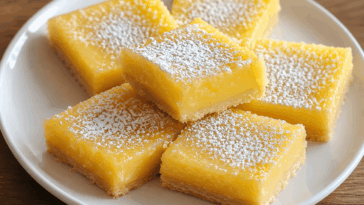 Homemade Gluten Free Lemon Bars