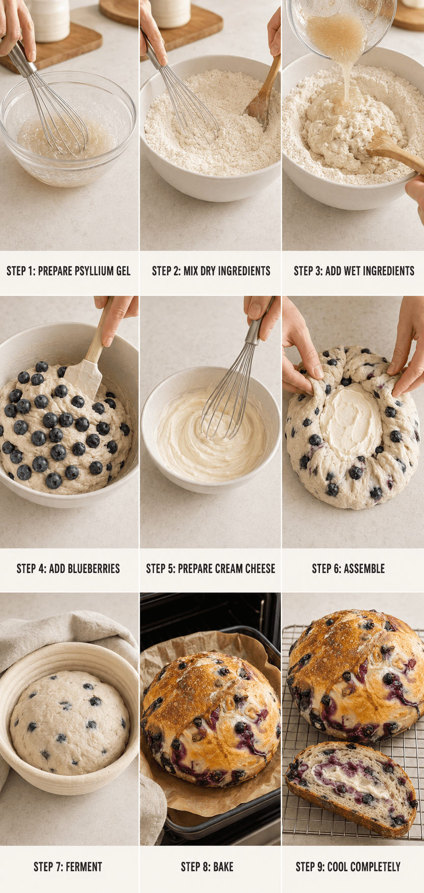 Gluten Free Blueberry Bread