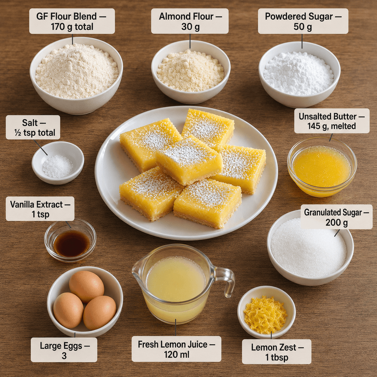 GF Lemon Bars