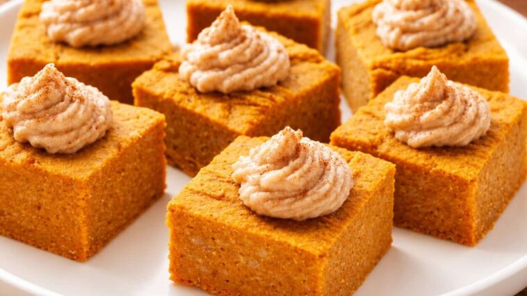 gluten free pumpkin squares