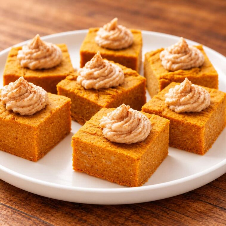 gluten free pumpkin squares