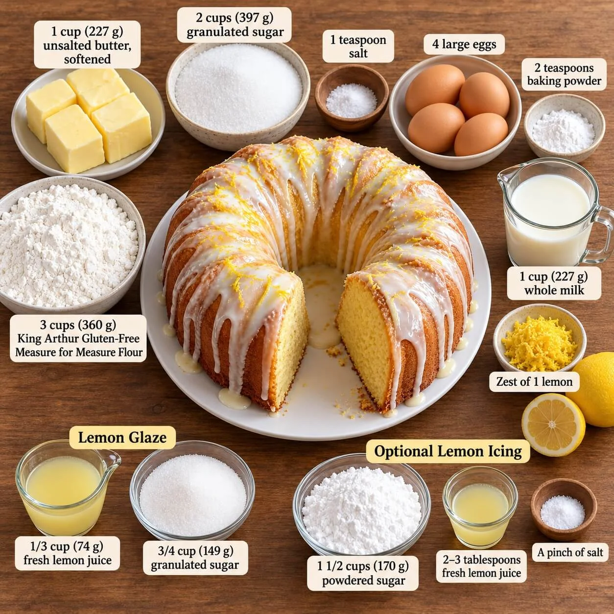 gluten free lemon drizzle cake