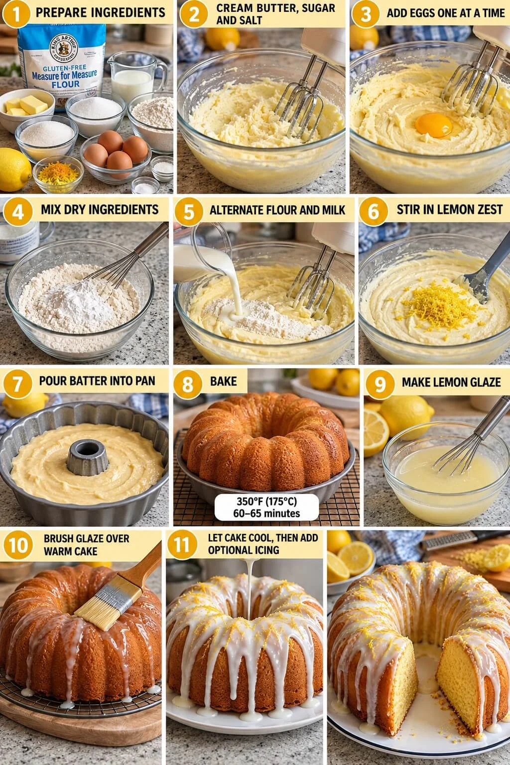gluten free cake recipe lemon